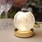 5" Clear Acrylic Crystal Ball Desk Lamp Rechargeable LED Light Party Decorations